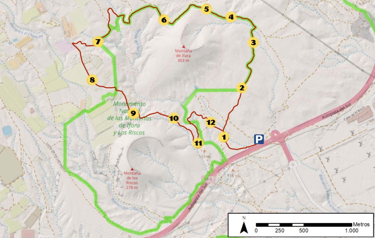 Mapa de la ruta